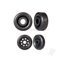 Wheels, wheelie bar, Black (4)