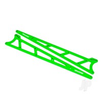 Side plates, wheelie bar, Green (aluminium) (2 pcs)