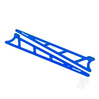 Side plates, wheelie bar, Blue (aluminium) (2 pcs)