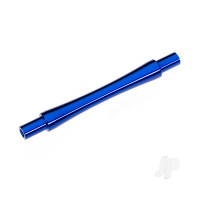 Axle, wheelie bar, 6061-T6 aluminium (Blue-anodised) (1pc)/ 3x12 BCS (with threadlock) (2 pc)