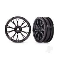 Wheels, Weld Gloss Black (front) (2 pcs)