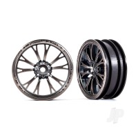 Wheels, Weld Satin Black Chrome (front) (2 pcs)