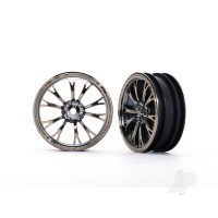 Wheels, Weld Black Chrome (front) (2 pcs)