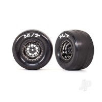 Wheels & Tyres, Assembled, Glued (Weld Black Chrome wheels, tyres, foam inserts) (rear) (2 pcs)