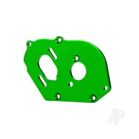 Plate, motor, 6061-T6 aluminium (Green-anodised) (4mm thick) / 3x10mm CS with split and flat washer (2 pcs)