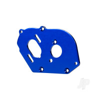 Plate, motor, Blue (4mm thick) (aluminium) / 3x10mm CS with split and flat washer (2 pcs)