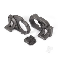 Gearbox halves, left & right/ differential cover (Charcoal Grey)