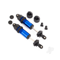 Shocks, GT-Maxx, aluminium (Blue-anodised) (fully assembled without springs) (2 pcs)