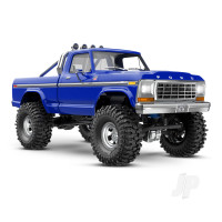TRX-4M 1979 Ford F-150 High Trail Edition 1:18 4WD RTE Scale & Trail Crawler, Blue (+ TQ, ECM-2.5, Titan 87T, 750mAh LiPo, USB Charger, Clipless Body)