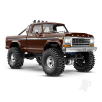 TRX-4M 1979 Ford F-150 High Trail Edition 1:18 4WD RTE Scale & Trail Crawler, Brown (+ TQ, ECM-2.5, Titan 87T, 750mAh LiPo, USB Charger, Clipless Body)
