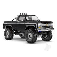 TRX-4M 1979 Chevrolet K10 1:18 4WD RTE Scale & Trail Crawler, Black (+ TQ, ECM-2.5, Titan 87T, 750mAh LiPo, USB Charger)