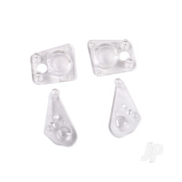 Lenses, headlight (2), tail light (2) (fits #9710 body)