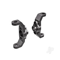 Caster blocks, 6061-T6 aluminium (Grey-anodised) (left & right)