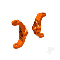 Caster blocks, 6061-T6 aluminium (Orange-anodised) (left & right)