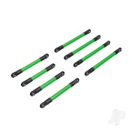 Suspension link set, 6061-T6 aluminium (Green-anodised) (includes 5x53mm front lower links (2), 5x46mm front upper links (2), 5x68mm rear lower or upper links (4))