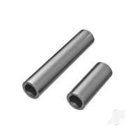 Driveshafts, centre, female, 6061-T6 aluminium (Dark Titanium-anodised) (front & rear) (for use with #9751 metal centre driveshafts)
