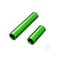 Driveshafts, centre, female, 6061-T6 aluminium (Green-anodised) (front & rear) (for use with #9751 metal centre driveshafts)