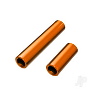 Driveshafts, centre, female, 6061-T6 aluminium (Orange-anodised) (front & rear) (for use with #9751 metal centre driveshafts)