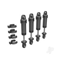 Shocks, GTM, 6061-T6 aluminium (Dark Titanium-anodised) (fully assembled without springs) (4 pcs)