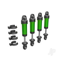 Shocks, GTM, 6061-T6 aluminium (Green-anodised) (fully assembled without springs) (4 pcs)