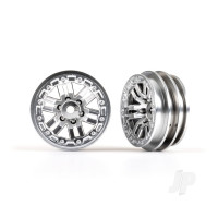 Wheels, 1.0in (Satin Chrome) (2 pcs)