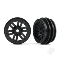 Wheels, 1.0in (Black) (2 pcs)