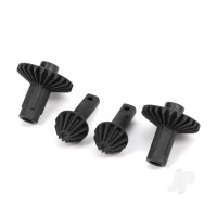 Ring gear, differential (2)/ pinion gear, differential (2 pcs)