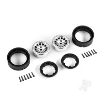 Wheels, 1.0", Method Race Wheels 105 Beadlock (satin chrome, beadlock) (2)