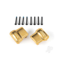 Axle cover, brass (8 grams) (2 pcs) / 1.6x12mm BCS (with threadlock) (8 pcs)