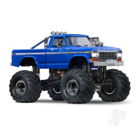 TRX-4MT Ford F-150 1:18 4WD Monster Truck, Blue (+ TQ, ECM-2.5, Titan 87T, 750mAh LiPo, USB Charger)
