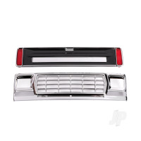 Front grille / tailgate panel (Black) / LED lenses (rear, left & right) (fits #9812 body)