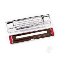 Front grille / tailgate panel (Brown) / LED lenses (rear, left & right) (fits #9812 body)