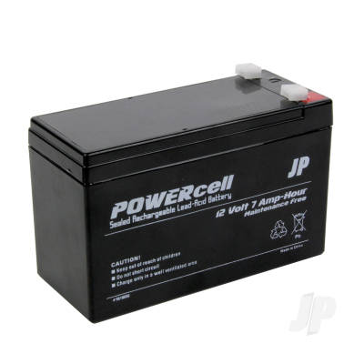 Powercell Gel Lead Acid Battery, 12V 7Ah