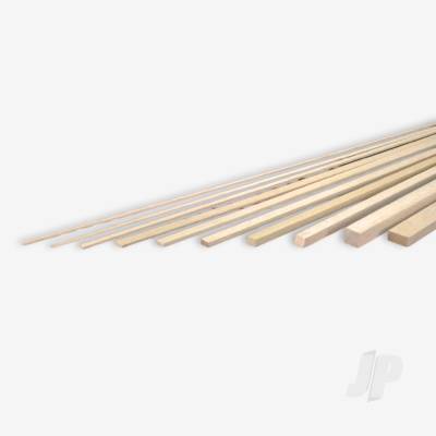 Balsa Square Strip, 1/4 x 36in (~6.4 x 914mm)