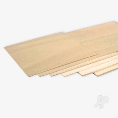 4mm Poplar Light Ply, Grade B/BB, UF Glue Class 1, 300 x 900mm