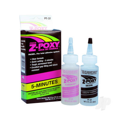 PT37 Z-Poxy 5 Minute Epoxy Glue 4oz (Box of 6)