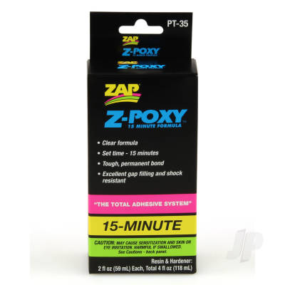 PT35 Z-Poxy 15 Minute Epoxy Glue, 4oz