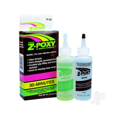 PT39 Z-Poxy 30 Minute Epoxy Glue 8oz (Box of 6)