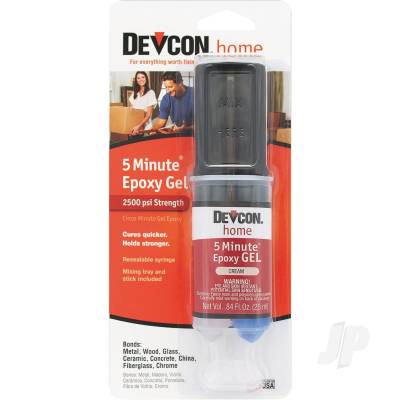 5 Minute Epoxy Gel Glue (25ml Syringe)