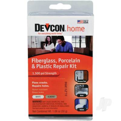 Fibreglass, Porcelain & Plastic Repair Kit