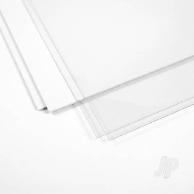 Clear Sheet, 0.1 x 150 x 300mm (.005 x 6 x 12in) (3 per pack)