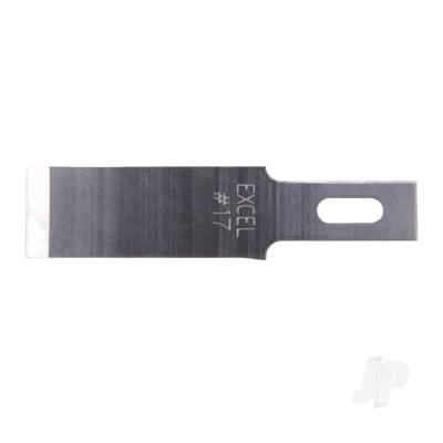 Small Chisel Blade #17 3/8in, Shank 0.25" (0.58 cm) (5 pcs) (Carded)