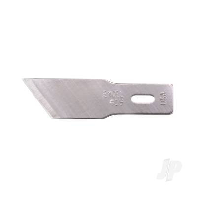 #19 Angled Edge Blade, Shank 0.345" (0.88 cm) (5 pcs) (Carded)