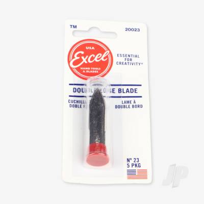 Double Edge Blade #23, Shank 0.345" (0.88 cm) (5 pcs) (Carded)