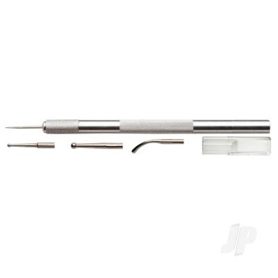 Burnishing Set with 4 Interchangeable Tips (Carded)