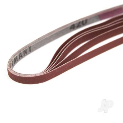 #120 Grit Belts, Red (5 pcs) (Carded)