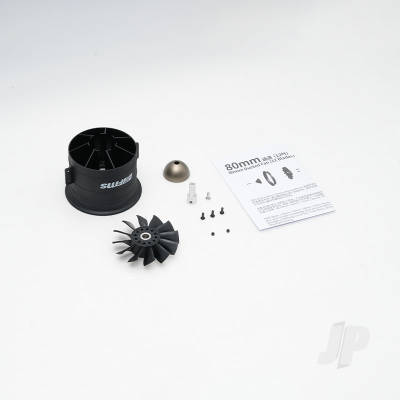 80mm Ducted Fan(12-Blade) V2 Without Motor (Plastic) (for 3280-Kv2100 Motor)