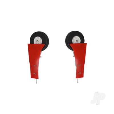 Main Landing Gear Set (for 1100mm P-51D Mustang) (Dago Red)