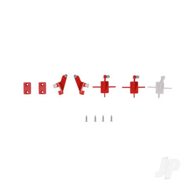 Control Horns (for 1100mm P-51D Mustang) (Dago Red)