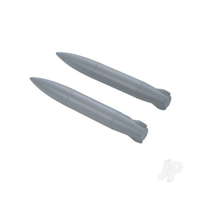 Oil Tank2 (Pair) (for 2024 64mm F-16/ 2023 64mm F-16) (Grey)